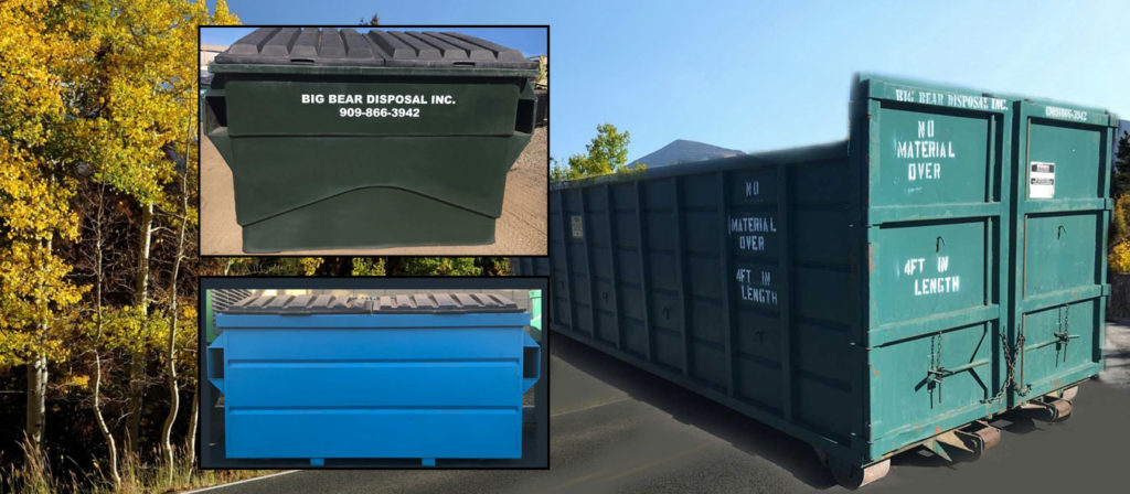 Big Bear Disposal, Inc. Trash and Recycling Containers