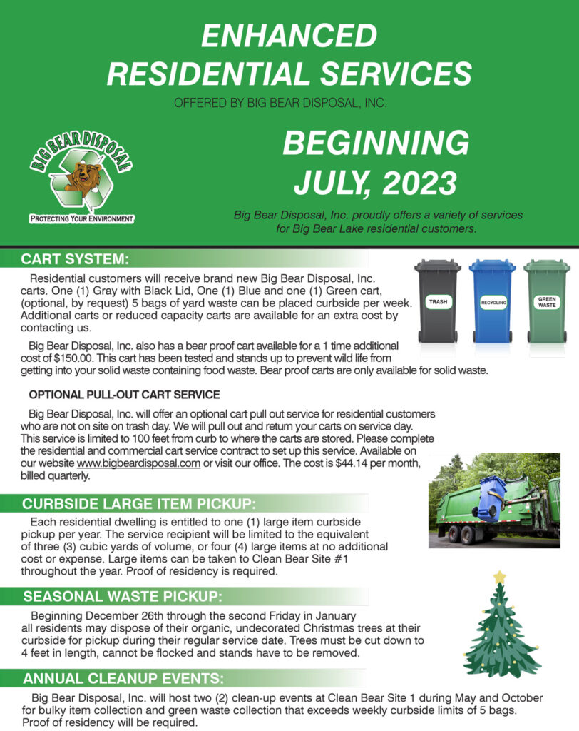 Additional Trash & Recycling Services