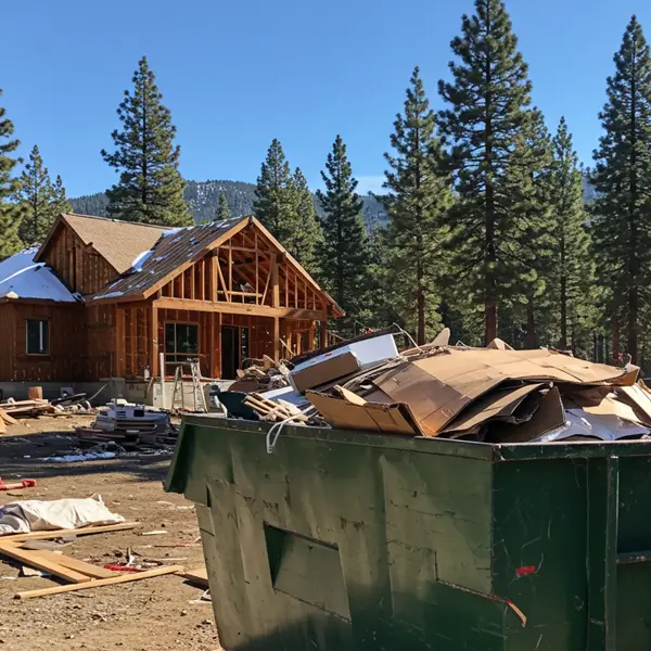 Waste Bin on Construction Site